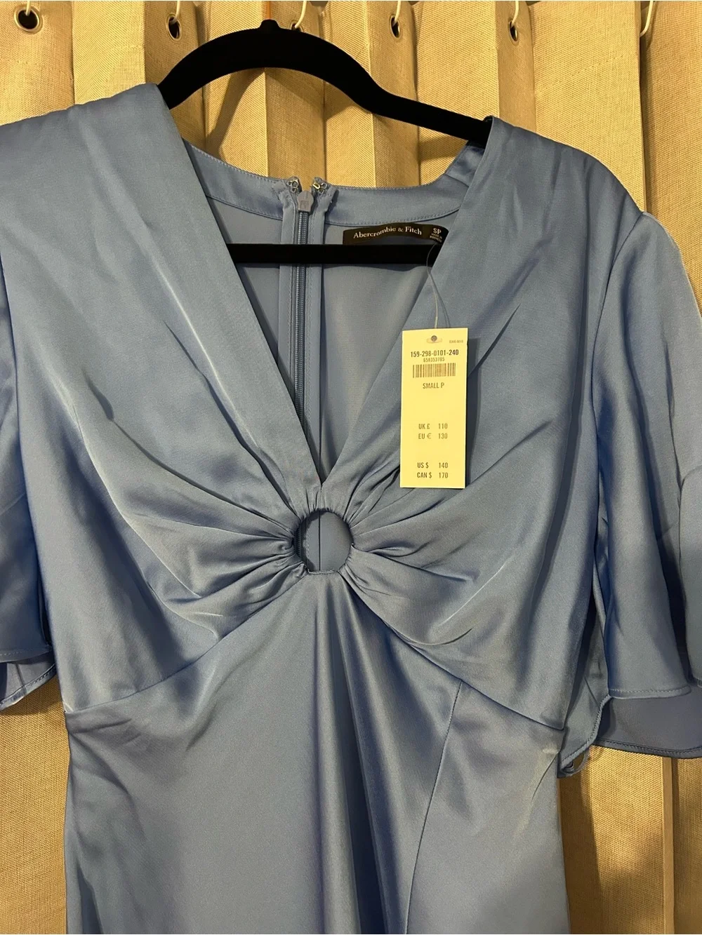 Blue Ring-Front Abercrombie Maxi Dress - Women